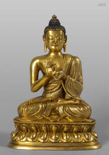 Tara, scultura in bronzo, Tibet fine