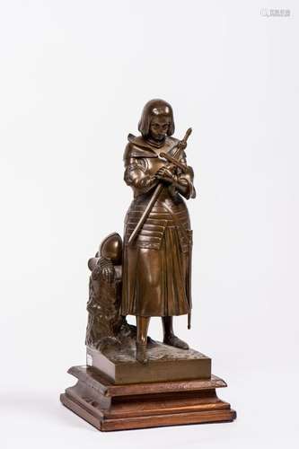 Marie D'ORLÉANS (1865-1909). "Jeanne d'Arc en armure&qu...