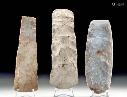 Neolithic Danish Chert Hand Axes (3)