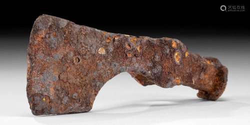 10th C. Viking Forged Iron Axe Head