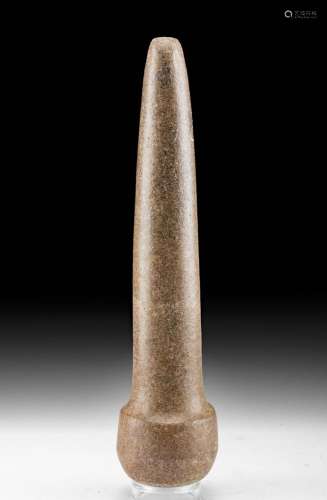 Impressive Chavin Stone Pestle Conical Form