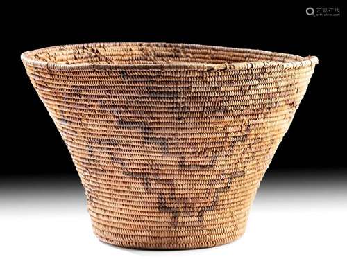 Tiahuanaco Reed Basket Stepped Pyramid Motif