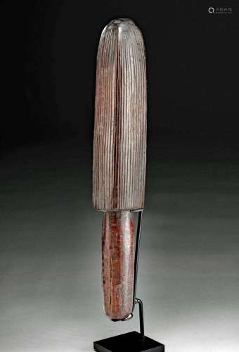 19th C. Polynesian Fijian Wood Tapa Beater