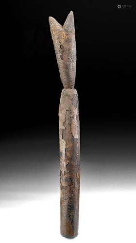 19th C. Melenesian Vanuatu Taro Root Pounder