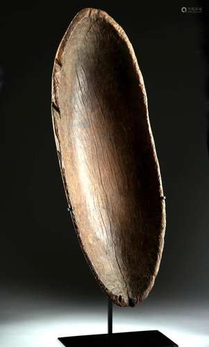 18th C. Polynesian Tonga Islands Wood Feast Bowl