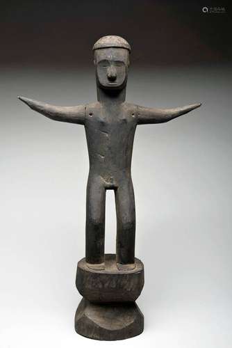 19th C. Fillipino Ifugao Wood Dancing Bulul Figure