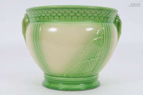 Art Deco American Majolica Pot Planter