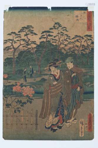 Japanese Woodblock Print, Utagawa Kunisada
