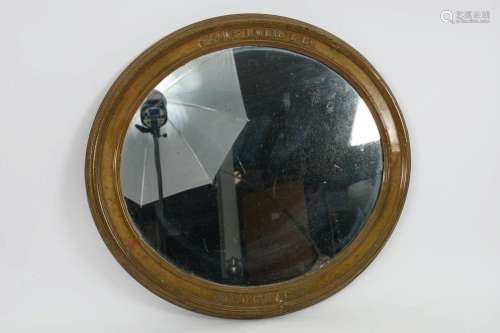 Antique Brass Mirror Jules Robin and Co Cognac