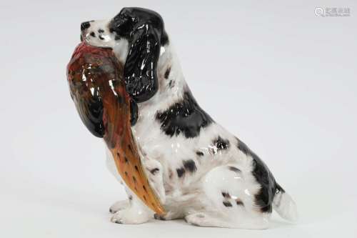 Royal Doulton Dog Figure, Spaniel with Pheasant