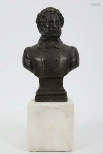 V. Pogorelov Cast Bust of Alexander Pushkin