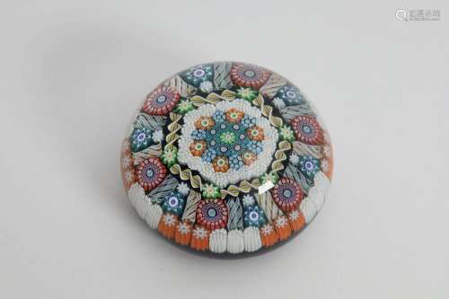Perthshire 1998 Millefiori Paperweight Signed