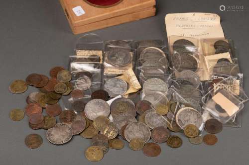 Lot de pièces Louis XV
