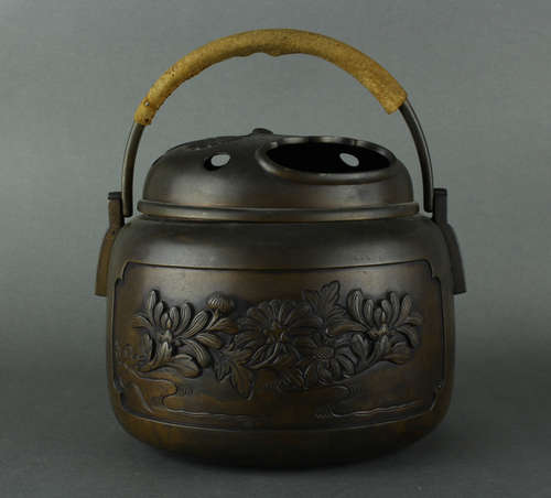 QING DYNASTY - COPPER HANDSTOVE