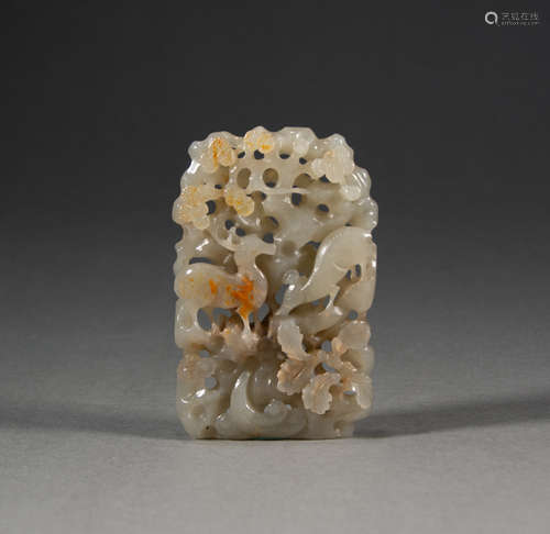 ANCIENT CHINA - HOTAN WHITE JADE ORNAMENT