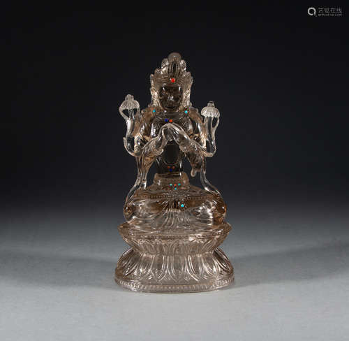 QING DYNASTY - CRYSTAL BUDDHA