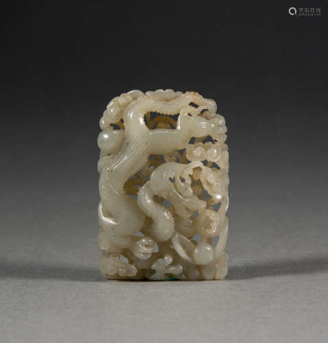 ANCIENT CHINA - HOTAN WHITE JADE ORNAMENT