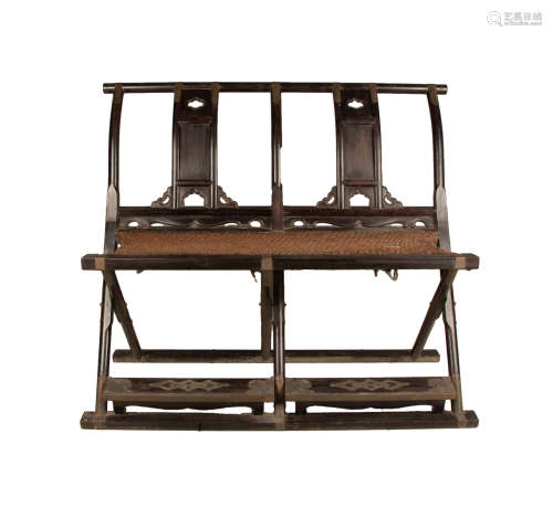 QING DYNASTY - HUANGHUALI DOUBLE FOLDING CHAIR