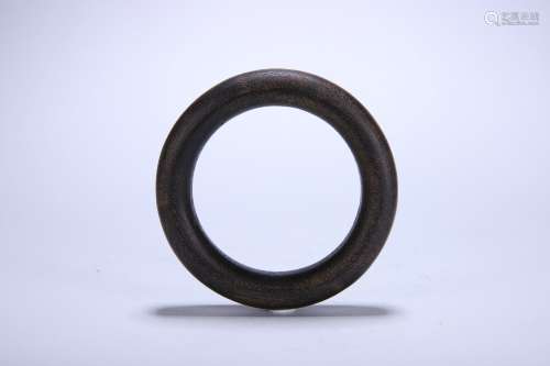 Old Tibetan Agarwood Plain Bracelet