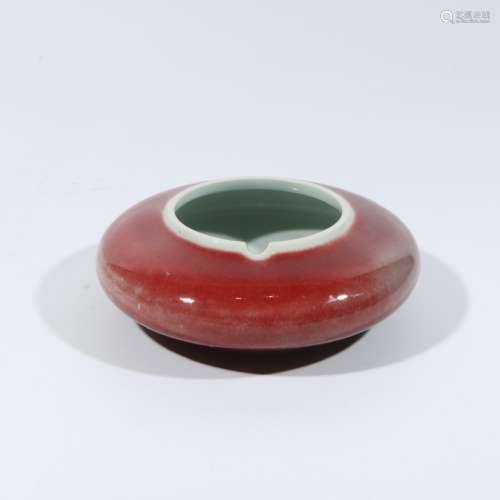 red glaze water bowl