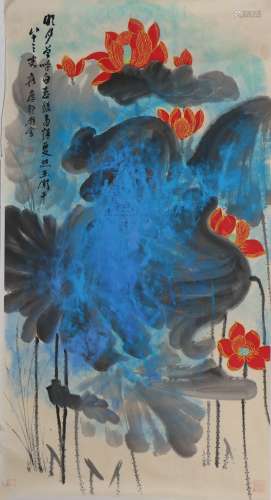Zhang Daqian lotus