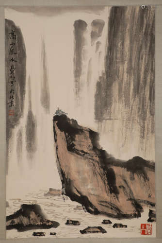 YAMING - HIGH MOUNTAIN AND FLOWING WATER - PAPER MIRROR CORE