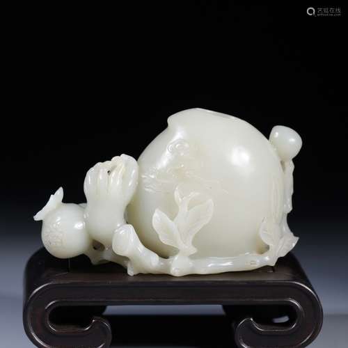 Hetian jade Fu Lu Shou three ornaments