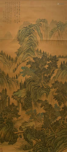 Stony Brook Landscape Painting Scroll