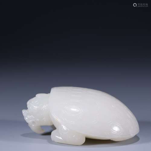 Hetian Jade Dragon Turtle