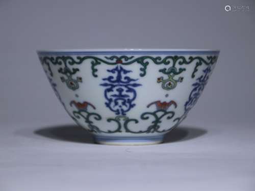 Doucai Longevity Bowl