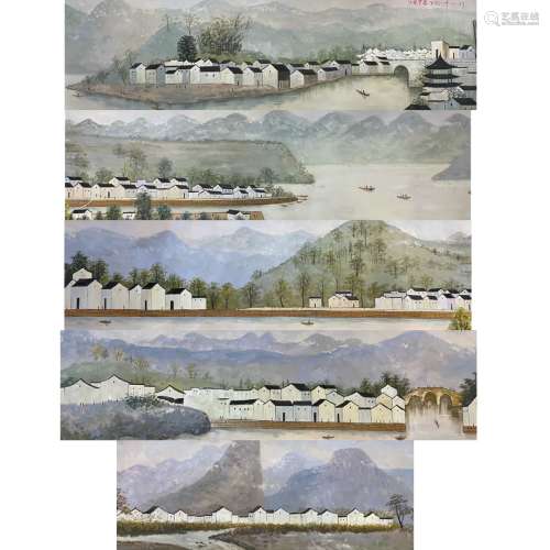 Wu Guanzhong's Recollection of Jiangnan Oil Painting