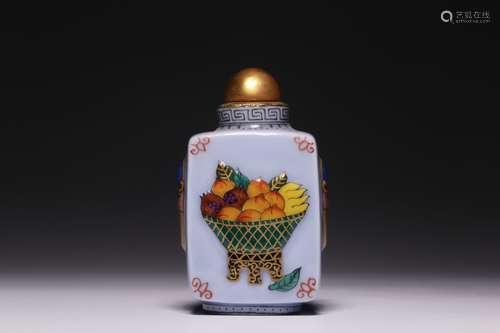 Fencai Qing Supplied Snuff Bottle