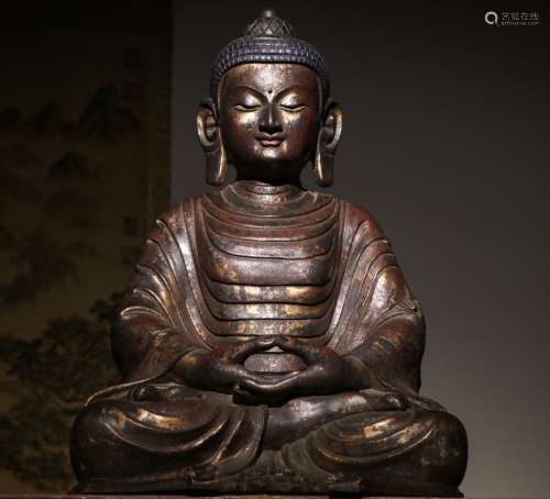 Bronze lacquer gold statue of Tathagata