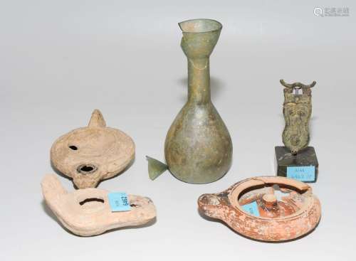 Lot: 5 antike Gegenstände