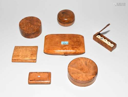 Lot: 7 Holzdosen