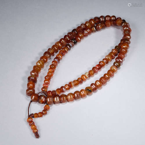 Chinese agate string from Qing Dynasty