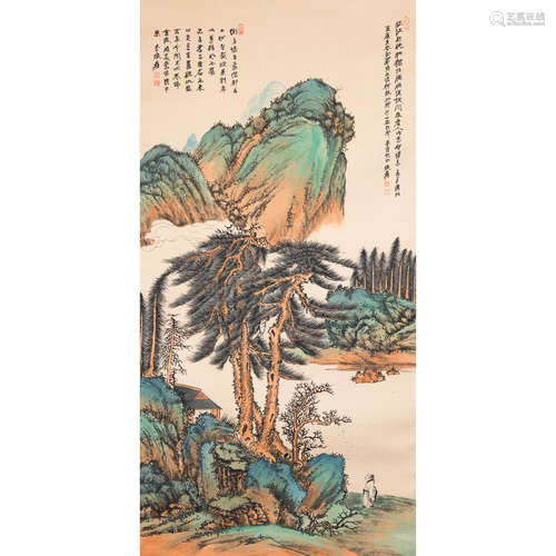 ZHANG DAQIAN, ATTRIBUTED TO, LANDSCAPE