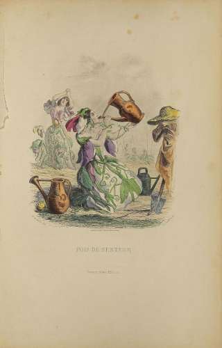 GRANDVILLE (Jean-Jacques) : Les Fleurs animées. Paris, 1867<...