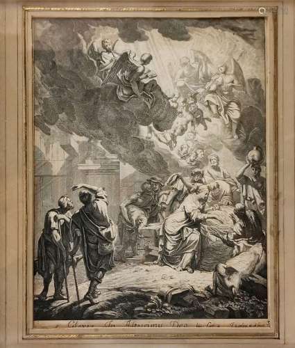 D'après Jean van Orley (1665-1735)<br />
Nativité, gravure, ...