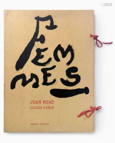 Joan Miro (1893-1983)<br />
Femmes, 1965, recueil de reprodu...