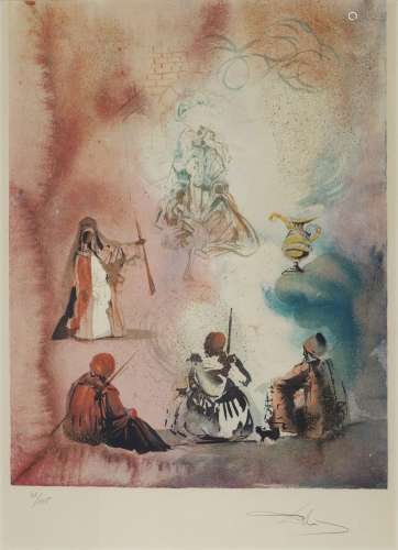Salvador Dali (1904-1989)<br />
Sans titre, lithographie, si...