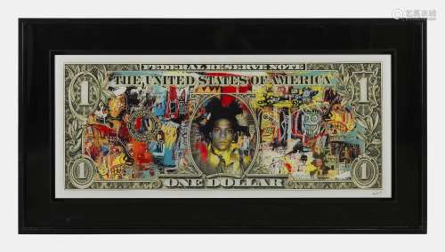 Aaron (1974)<br />
One dollar Basquiat Dustheads, digigraphi...