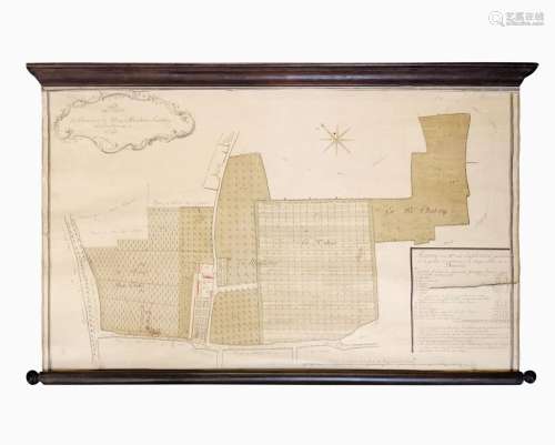 Plan du Domaine de mons. Abraham Trembley à Saconnex 1765 <b...