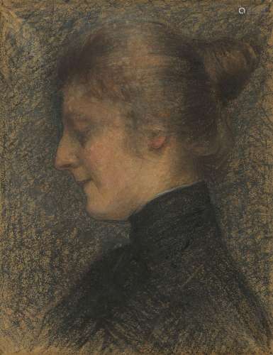 Berthe Bouvier (1868-1936)<br />
Portrait d'Ida, pastel sur ...