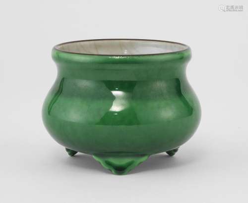 Brûle-parfum tripode, Chine, dynastie Qing (1644-1912)<br />...