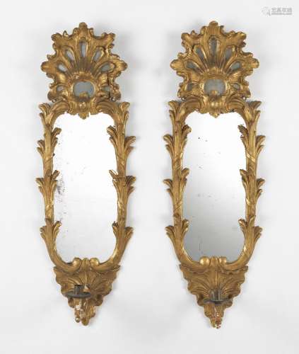 Paire de miroirs, Johann Friedrich Funk I, Berne, circa 1750...