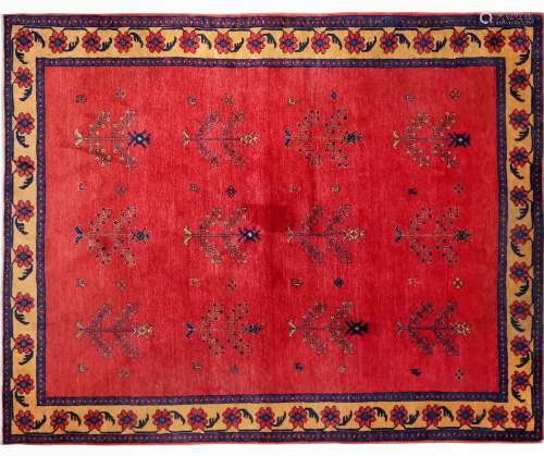 Tapis, Gabbeh, Iran<br />
Laine et coton, 160x200 cm