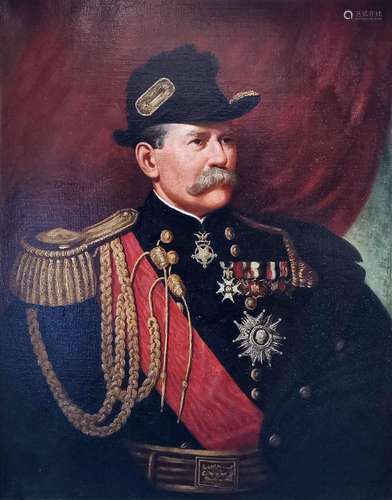 Wiliam Turner Dannat (1853-1929)<br />
Portrait du général H...