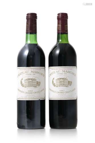 Ch. Margaux, 1983, 1985, Margaux, 1er grand cru classé, 2 bt...