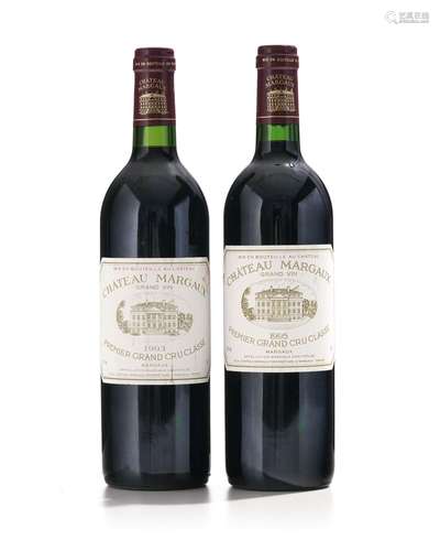 Ch. Margaux, 1993, 1995, Margaux, 1er grand cru classé, 2 bt...